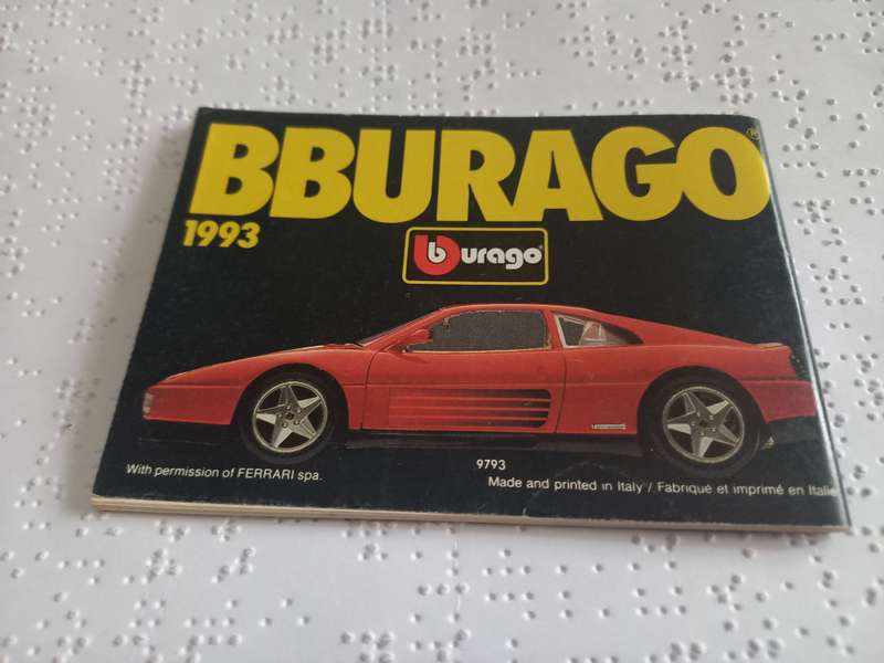 Bburago Catalogue 1993
