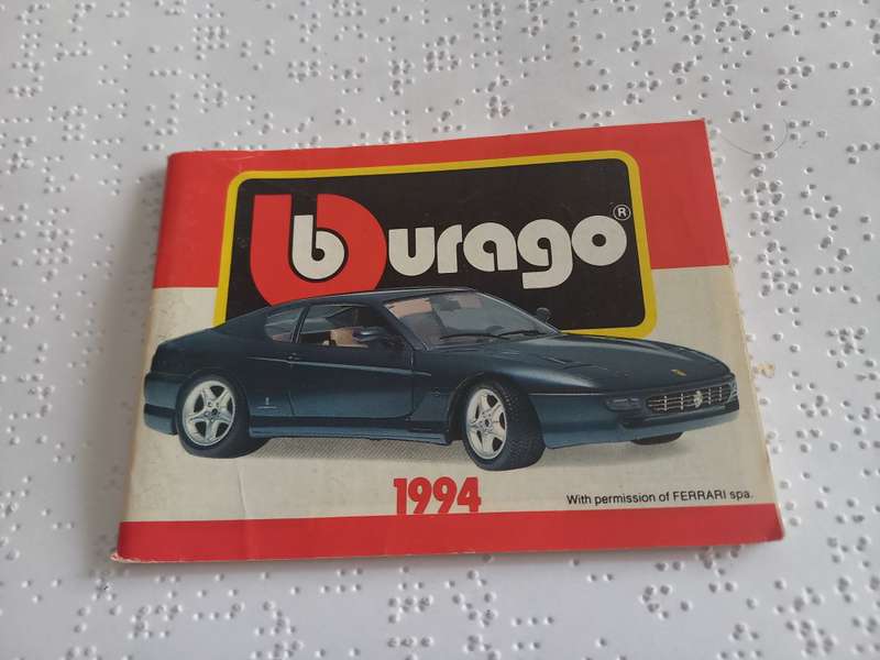 Bburago Catalogue 1994