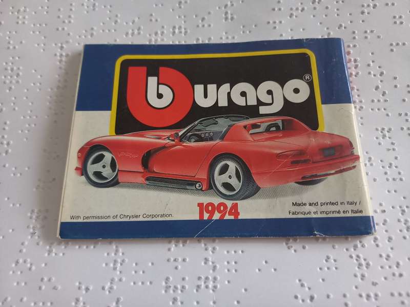 Bburago Catalogue 1994