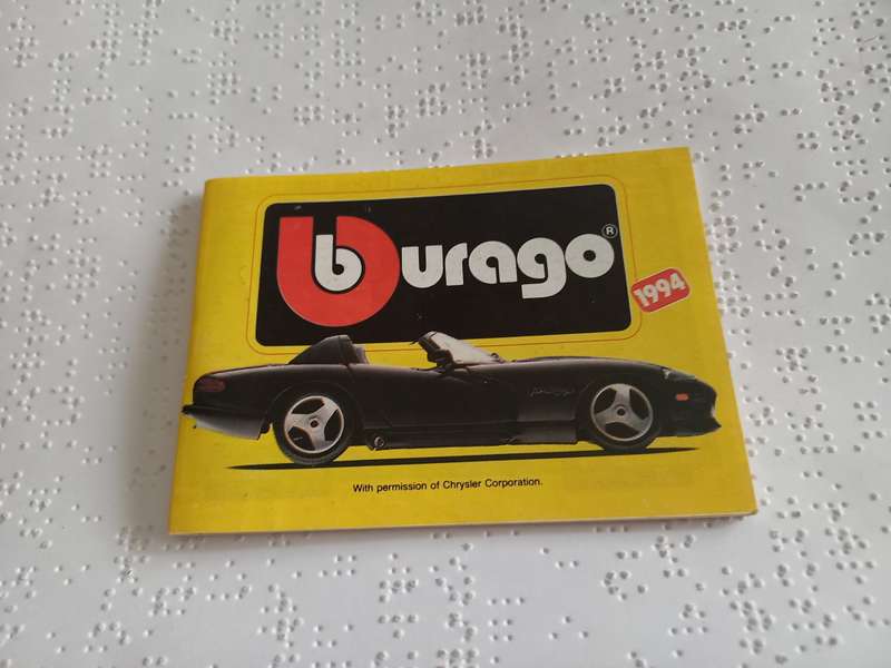 Bburago Catalogue 1994