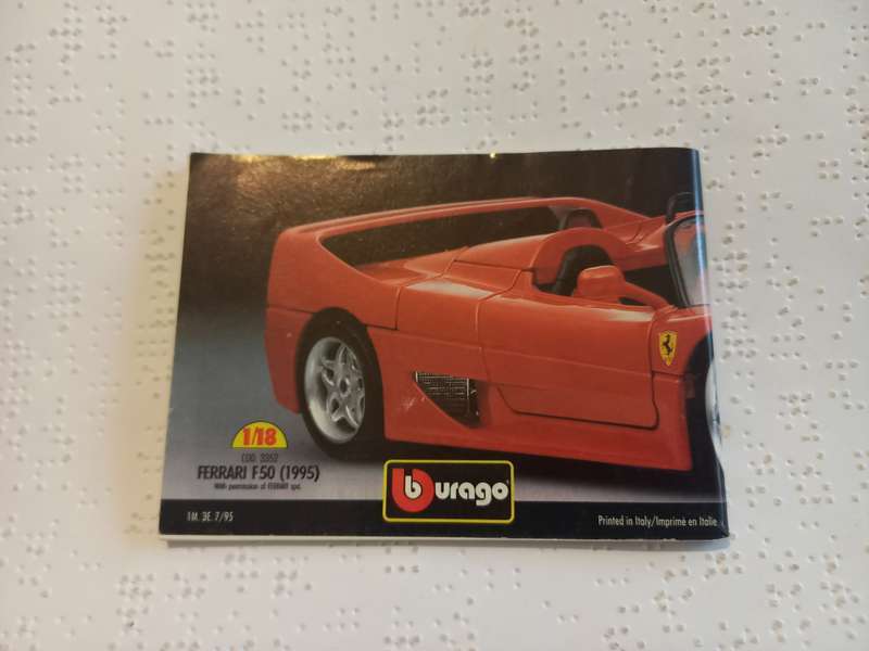 Bburago Catalogue 1995