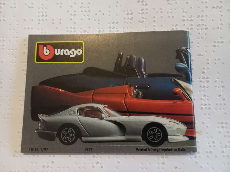 Bburago Catalogue 1997
