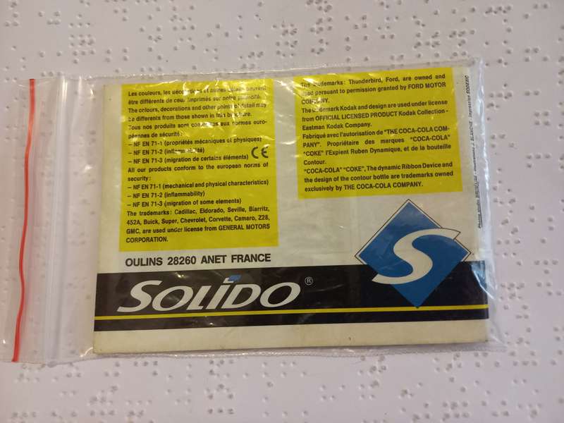 Solido Catalogue 1991