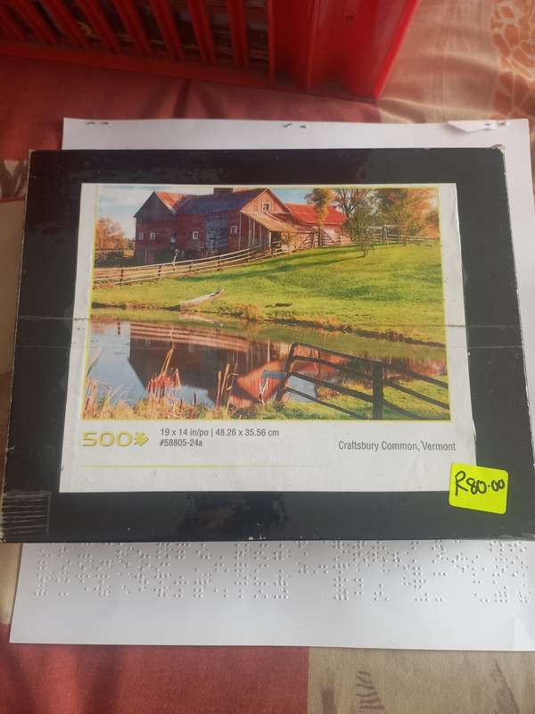 Puzzle 500 pieces - Craftsbury Common Vermont USA
