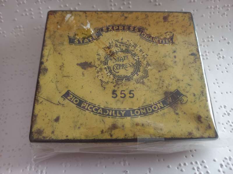 Tin - State Express Cigarette Tin