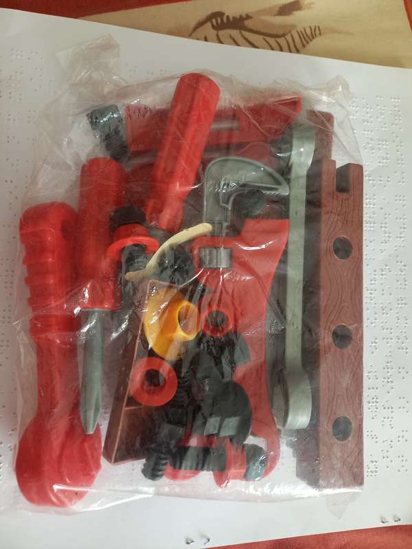 Plastic toy toolset set 1