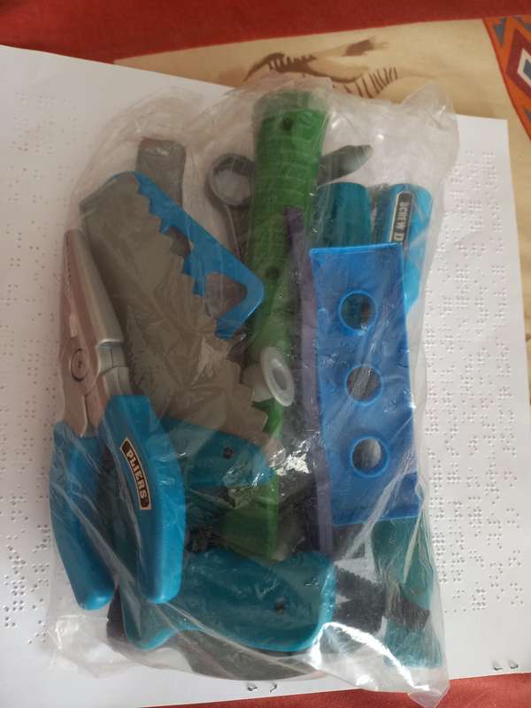 Plastic toy toolset set 2