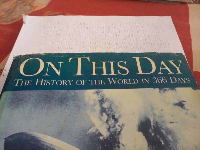 Book - On This Day - published 1992