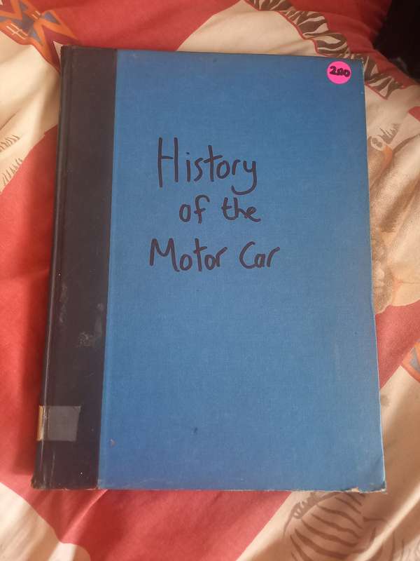 Book -  History of the Motorcar