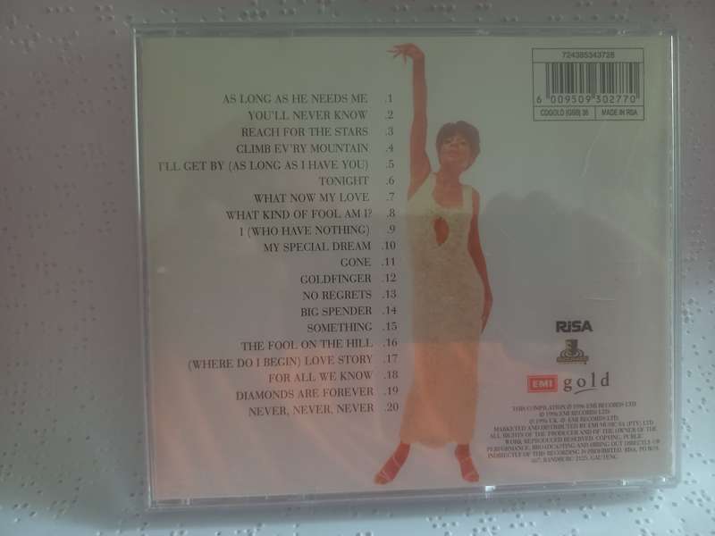 CD - Shirley Bassey 20 of the best