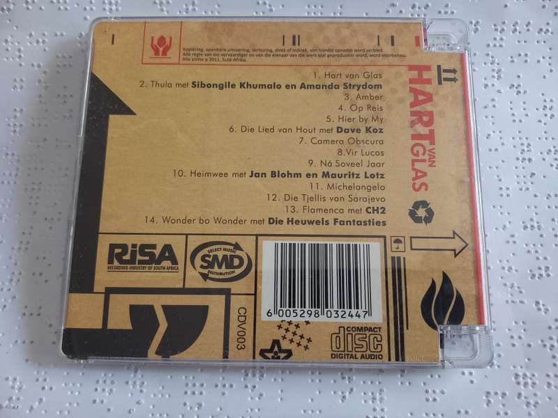 CD - Coenie de Villiers hart van glas