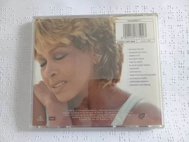 CD - Tina Turner wildest dreams