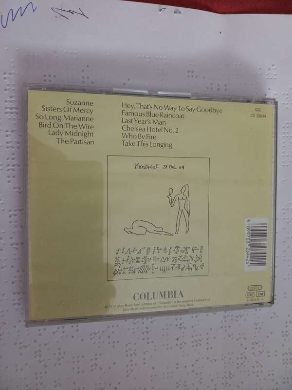 CD - Leonard Cohen greatest hits