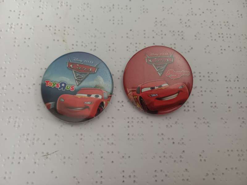 Lot of 2 CARS pin badges