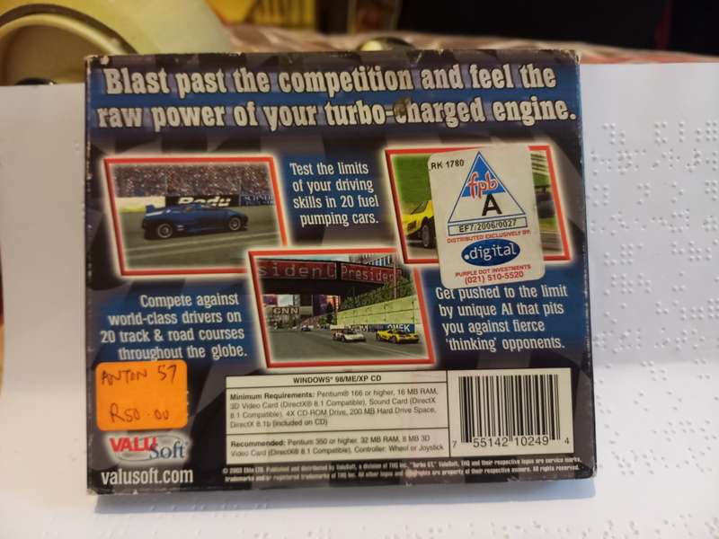 PC CD Rom game - Turbo GT