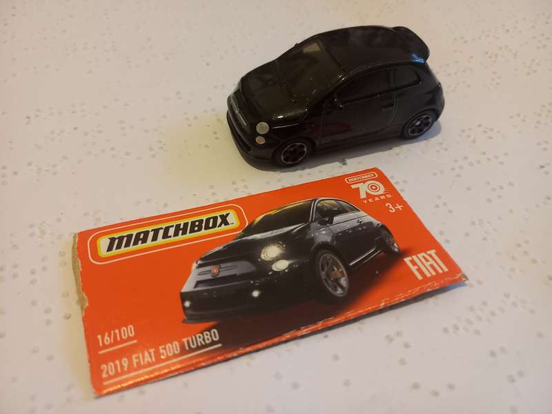 Matchbox Fiat 500 turbo