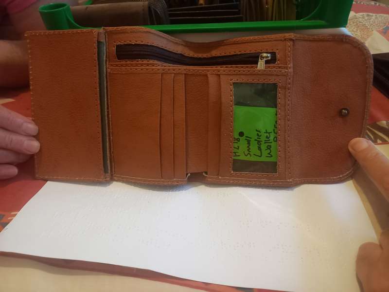 Genuine leather Small Ladies Wallet