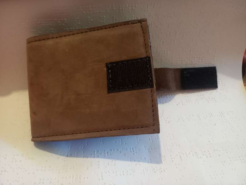 Genuine leather soft wallet