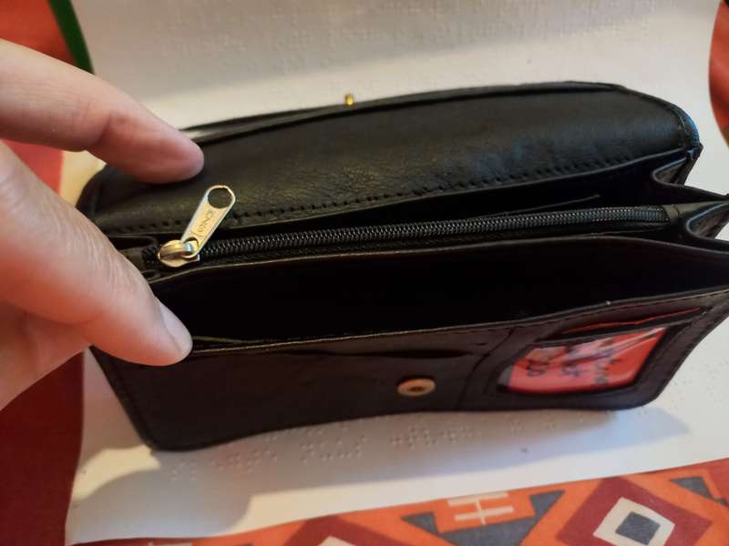 Genuine leather Concertina wallet