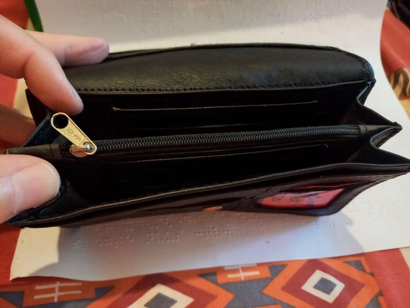 Genuine leather Concertina wallet