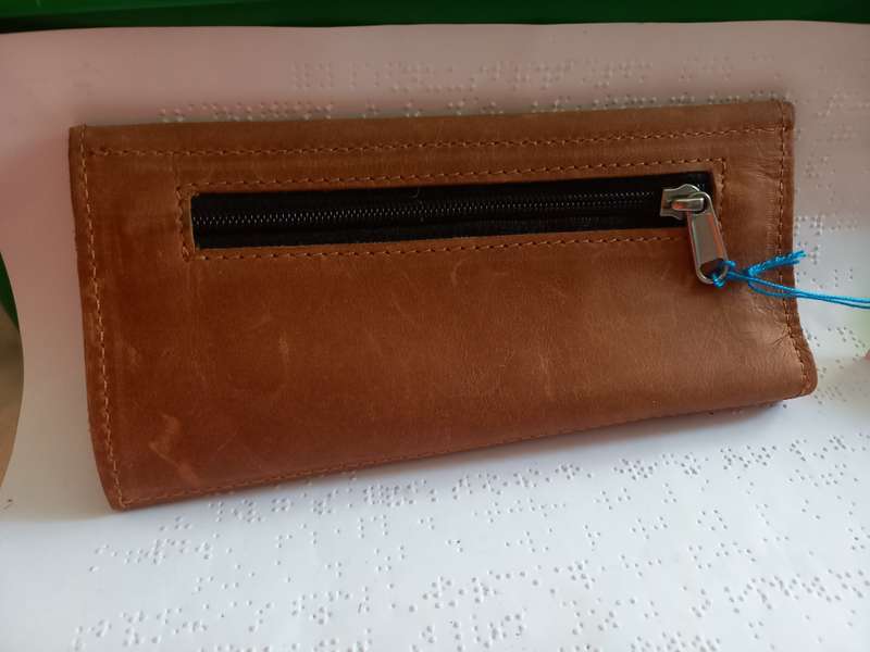 Genuine leather Soft ladies wallet