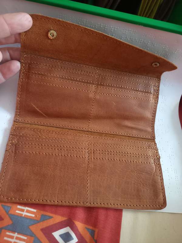 Genuine leather Soft ladies wallet
