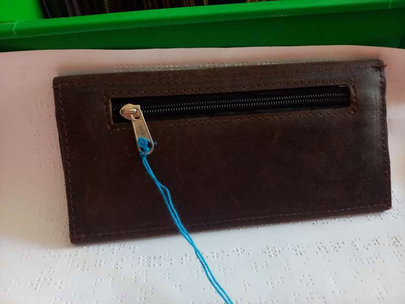 Genuine leather Soft ladies wallet