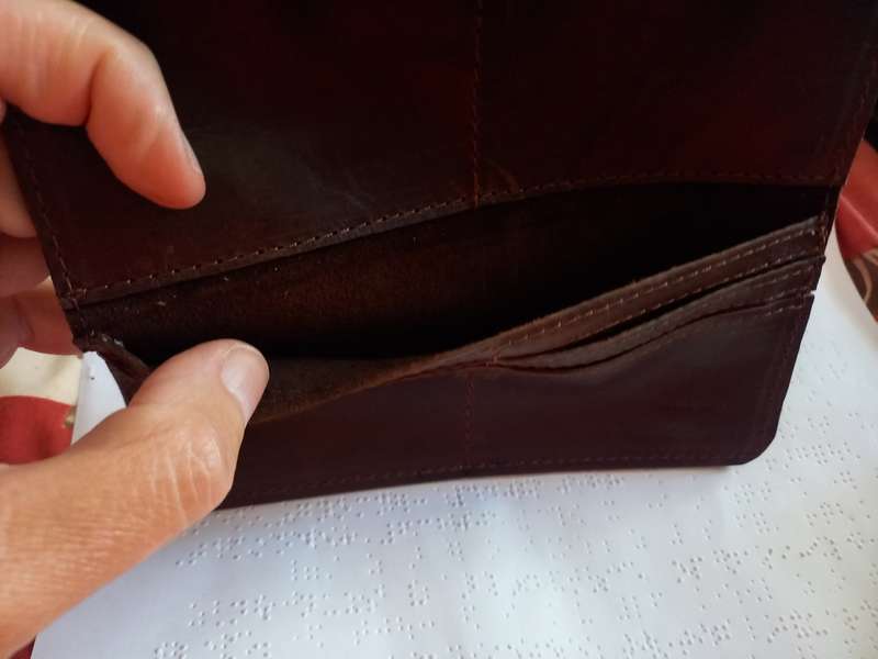 Genuine leather Soft ladies wallet