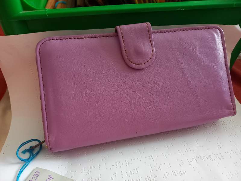 Genuine leather Thick zip Wallet