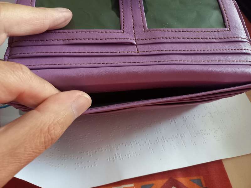 Genuine leather Thick zip Wallet