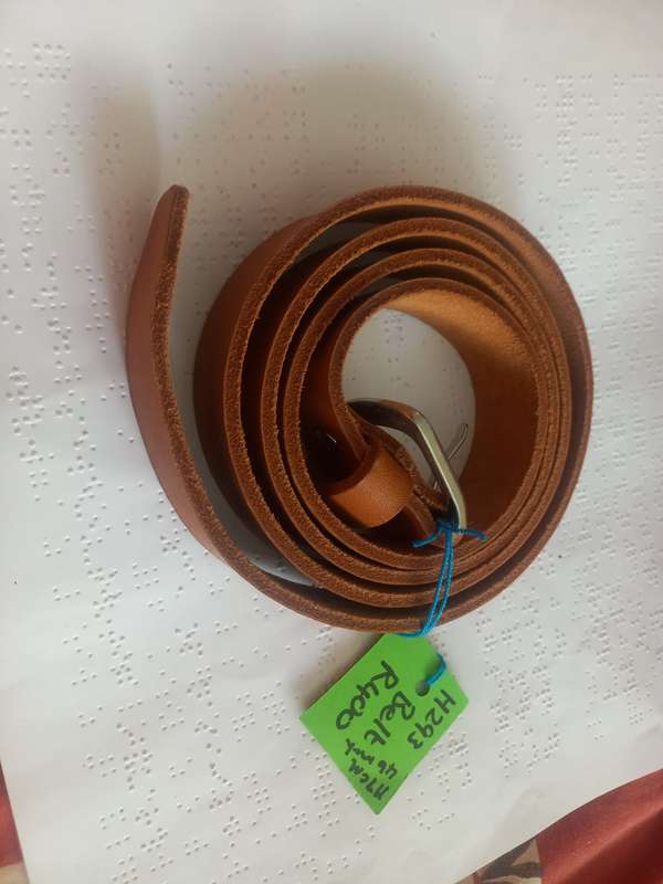 Genuine leather Belt thin 117cm 46 inch