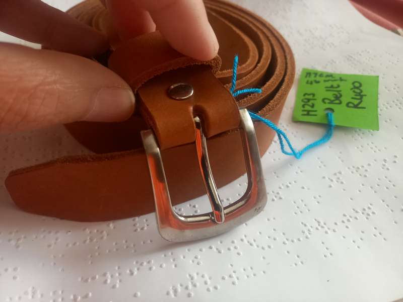 Genuine leather Belt thin 117cm 46 inch