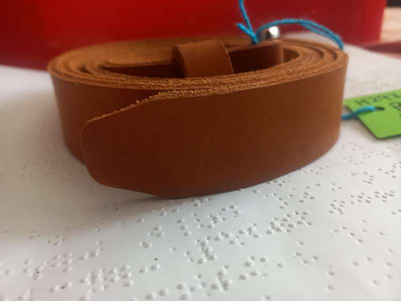 Genuine leather Belt thin 117cm 46 inch