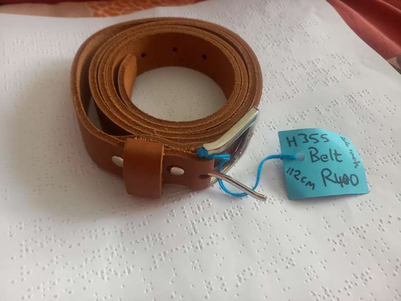 Genuine leather Belt thin 112 cm 44 inch