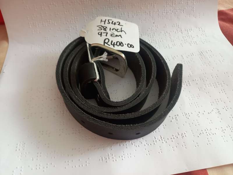 Genuine Leather Belt thin 97cm 38inch