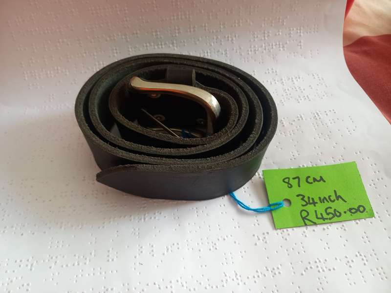 Genuine Leather Belt thick 87cm 34inch