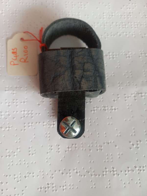 Genuine leather Swart Potjie lid holder