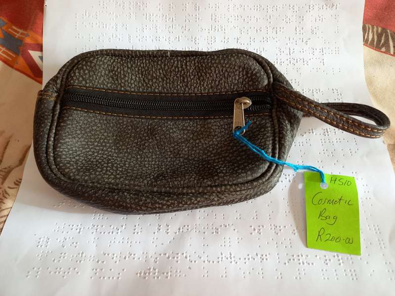 Genuine leather Cosmetic bag