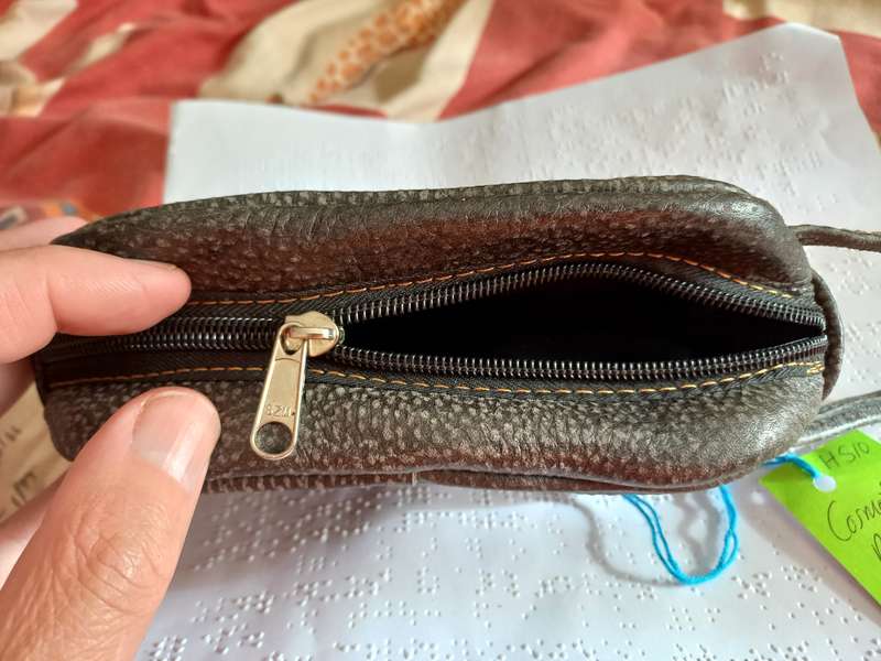 Genuine leather Cosmetic bag
