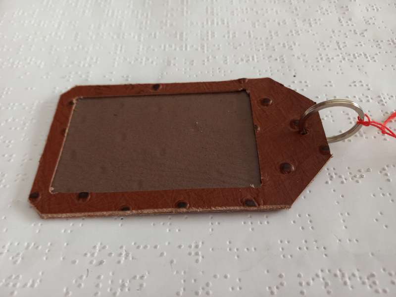 Genuine leather Luggage / ID Bag Tag