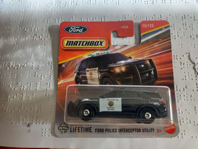 Matchbox 2016 Ford Interceptor Utility - Police