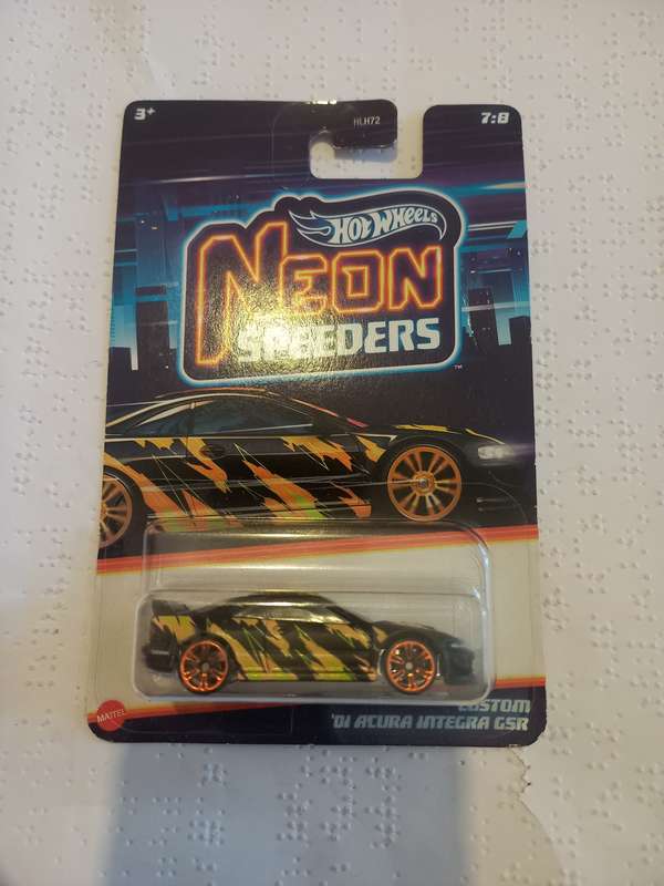 Hotwheels Neon Speeders Custom 01 Acura Integra GSR