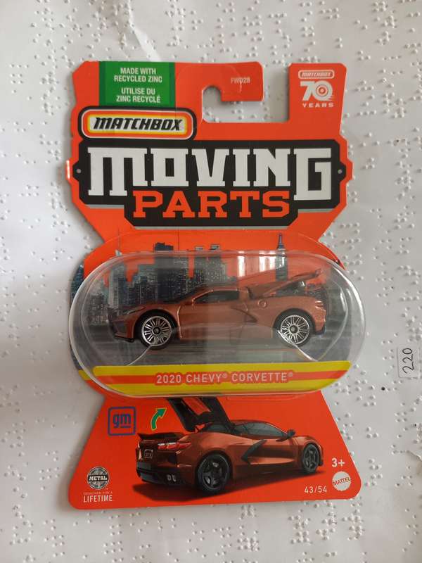 Matchbox Moving parts 2020 Chevy Corvette