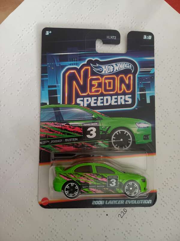 Hotwheels Neon Speeders 2008 Mitsubishi Lancer Evolution