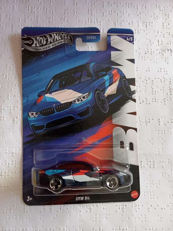 New Hotwheels Silver Series BMW M4