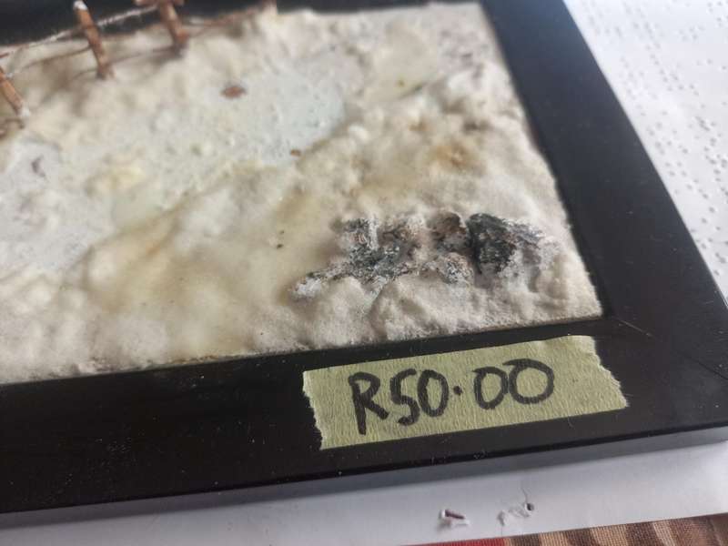 Snow diorama for 1/64 scale diecast cars