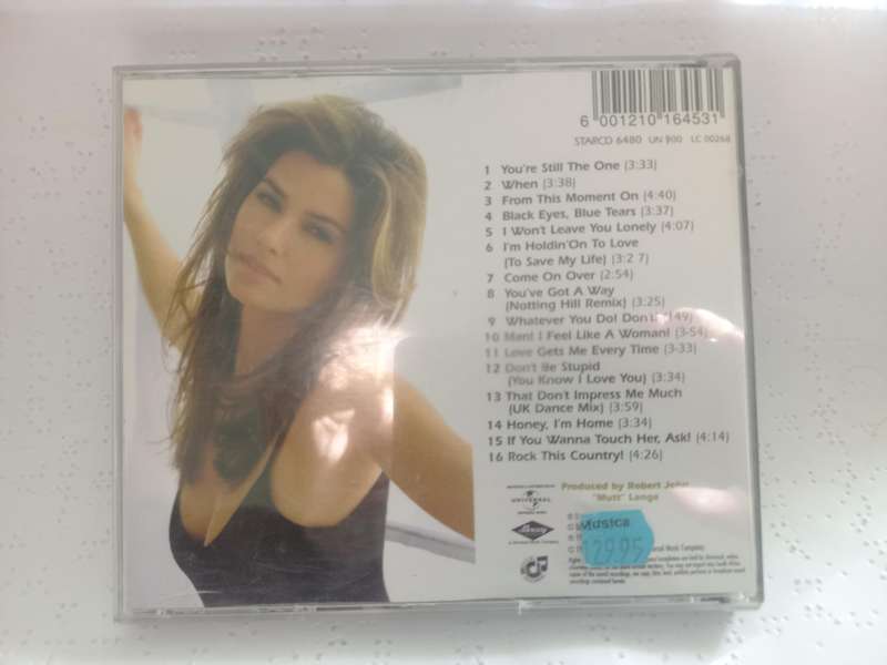 CD - Shania Twain come on over