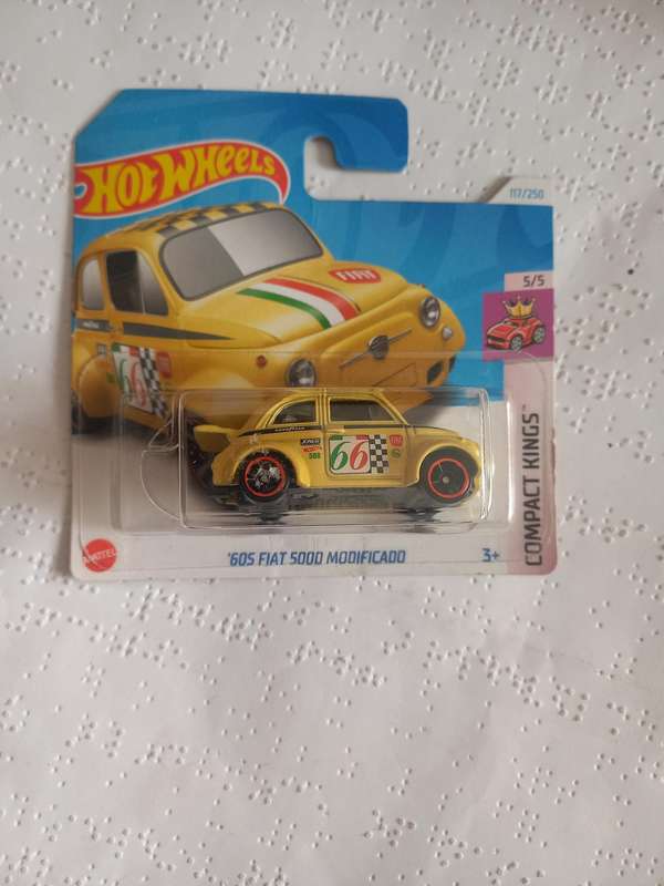 Hotwheels 60's Fiat 500D Modificado