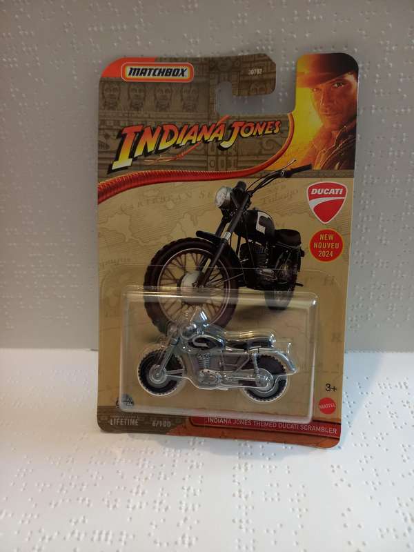 Matchbox Indiana Jones Ducati Scrambler