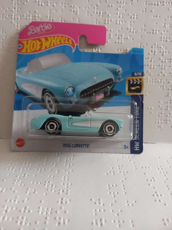 Hotwheels Barbie 1956 Chevy Corvette
